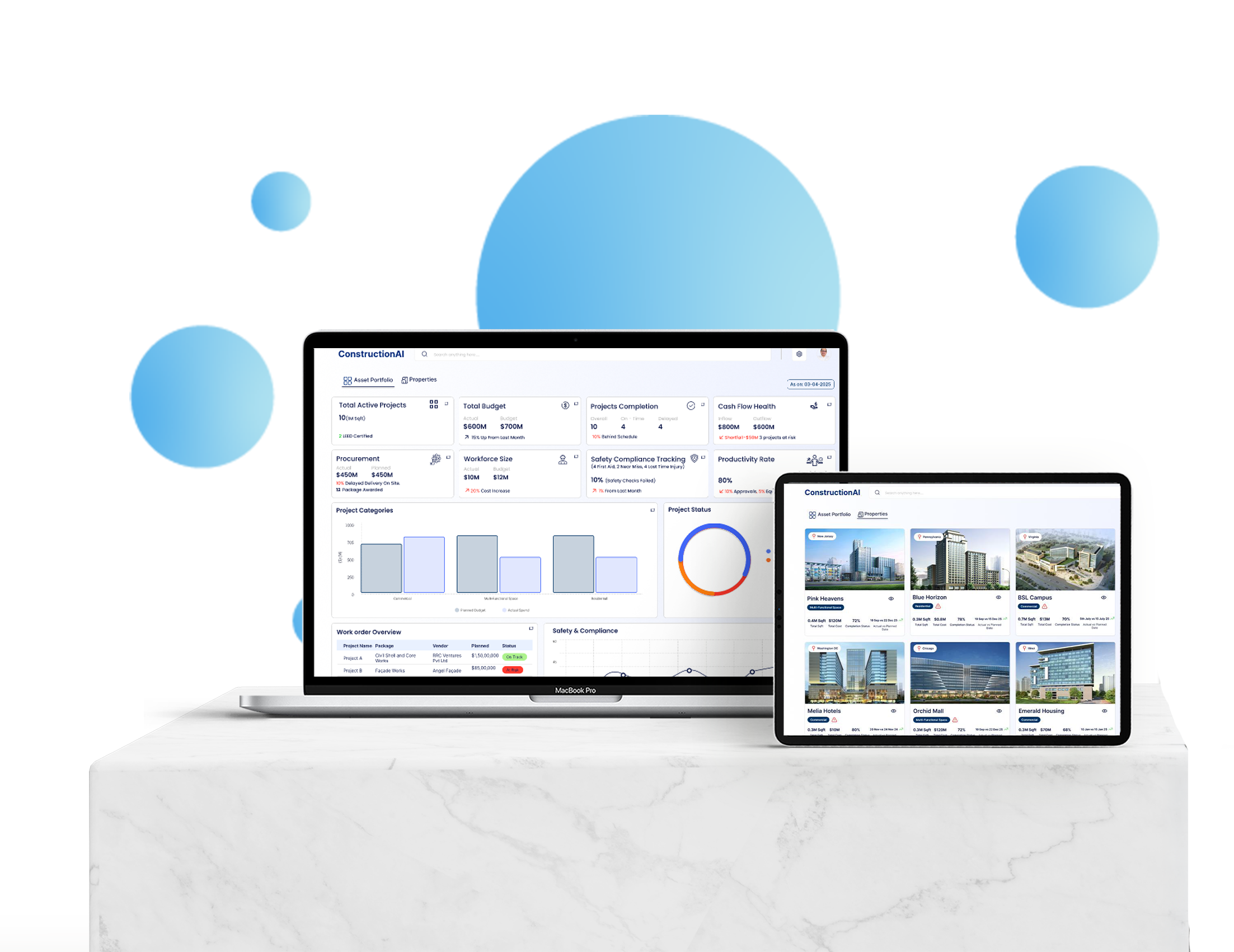 TruConstructionAI monitoring visualization
